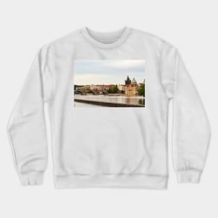 Vltava River - Prague, Czech Republic Crewneck Sweatshirt